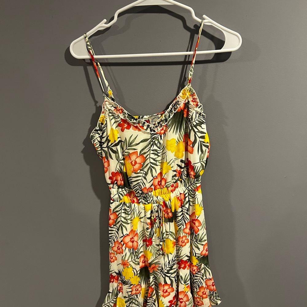 Tropical Floral Sundress – Size XXS